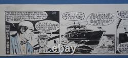 Planche Originale Encre LA MAIN VERTE Les Auteurs Réunis 1963 STRIP BD