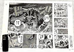 Planche Originale One Piece Eichiro Oda Limité À 1000 Exemplaires Manga