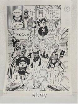 Planche Originale One Piece Eichiro Oda Manga