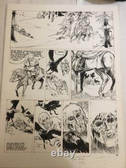 Planche Originale de BD Eric one shot scénarisé par Dupa publié chez Dargaud