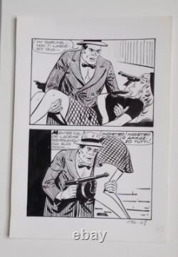 Planche Originale de Emilio Zuffi, Encre sur Carton souple, Bonnie
