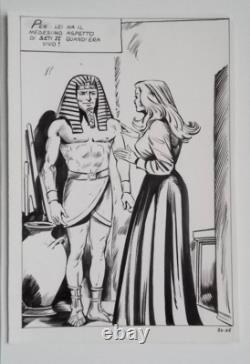 Planche Originale de Tonelli, Encre sur Carton souple, Cimiteria