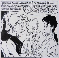 Planche originale 12 de SIDNEY & HOWELL dessin de MORAES paru en 1998 VORTEX