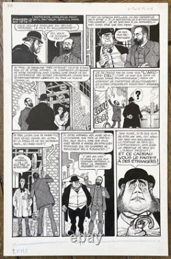 Planche originale BD dessin de Georges PICHARD et LOB Blanche Epiphanie Paulette