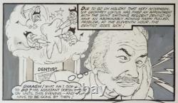Planche originale DOCTOR IN THE HOUSE dessin de Bill TITCOMBE vers 1975