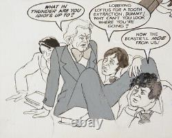 Planche originale DOCTOR IN THE HOUSE dessin de Bill TITCOMBE vers 1975