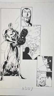 Planche originale Nash #2 Page 2 Allen Martinez Image Comics 1995 Planche originale Nash #2 Page 2 Allen Martinez Image Comics 1995