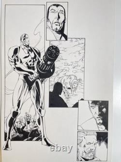 Planche originale Nash #2 Page 2 Allen Martinez Image Comics 1995