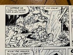 Planche originale de Walli Chlorophylle (Tome 14) Le combat des mages