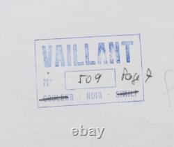 Planche originale dessin de Raymond POÏVET paru dans VAILLANT en 1955 POIVET