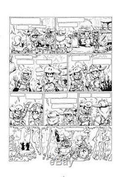 Planche originale du tome 15 de la bande dessinée du Donjon de Naheulbeuk
