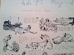 Planche originale signée GEORGE EDWARD