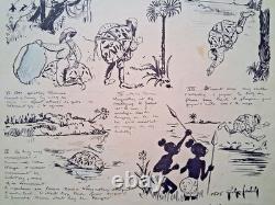 Planche originale signée GEORGE EDWARD