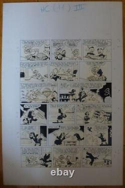 Planches Dessin Original Bromure Oncle Picsou et les Oies d'Or 1978 Barks Disney