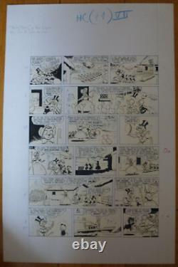 Planches Dessin Original Bromure Oncle Picsou et les Oies d'Or 1978 Barks Disney