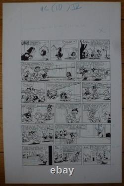 Planches Dessin Original Bromure Trois Neveux Qui Ne Perdent 1978 Barks Disney