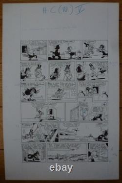 Planches Dessin Original Bromure Trois Neveux Qui Ne Perdent 1978 Barks Disney