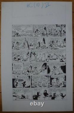 Planches Dessin Original Bromure Trois Neveux Qui Ne Perdent 1978 Barks Disney