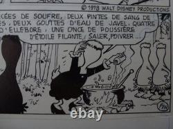Planches Dessin Original Bromure Trois Neveux Qui Ne Perdent 1978 Barks Disney
