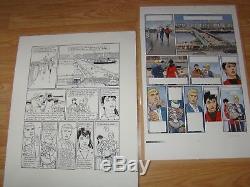 Planches originales bd Tramp-Jusseaume no Vance, Swolfs, Hergé, Uderzo, Franquin