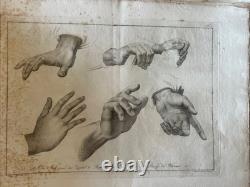 Princes Du Dessin Cavati Depuis Ouvres Originals De Raffaello 24 Planches 1800ca