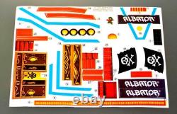 RARE! Albator ATLANTIS Joustra planche ORIGINALE stickers no popy Goldorak