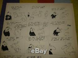 Reiser planche originale dessin EO charlie hebdo années 70 signé bd