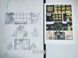 Série de trois planches originales BLOCK 109 par Ronan Toulhoat