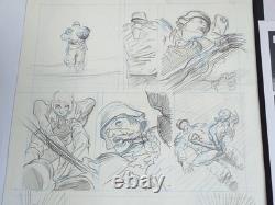 Série de trois planches originales BLOCK 109 par Ronan Toulhoat