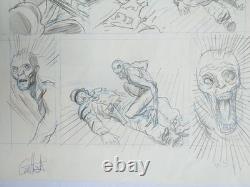 Série de trois planches originales BLOCK 109 par Ronan Toulhoat