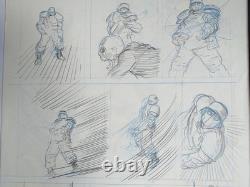 Série de trois planches originales BLOCK 109 par Ronan Toulhoat