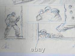 Série de trois planches originales BLOCK 109 par Ronan Toulhoat