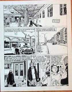 TARDI 1977 Belle planche originale n° 8 tirée de FATALE (Manchette)
