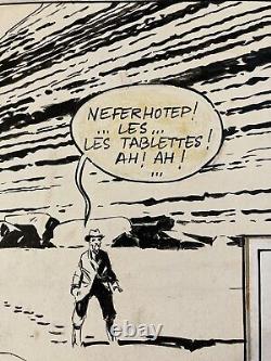 Très Belle Planche Dessin Original 1978 Pierre De Winninger La Pyramide Oubliée Très Belle Planche Dessin Original 1978 Pierre De Winninger La Pyramide Oubliée