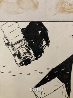 Très Belle Planche Dessin Original 1978 Pierre De Winninger La Pyramide Oubliée