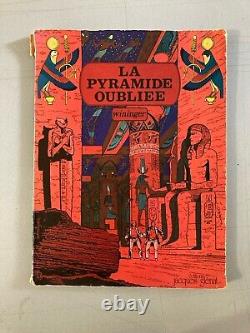 Très Belle Planche Dessin Original 1978 Pierre De Winninger La Pyramide Oubliée