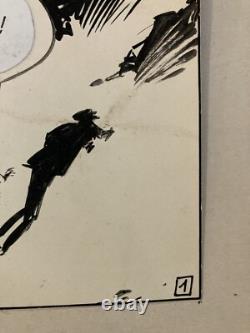 Très Belle Planche Dessin Original Pierre De Winninger La Pyramide Oubliée 1978