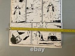 Très Belle Planche Originale 1978 Pierre De Winninger La Pyramide Oubliée Dessin