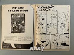 Très Belle Planche Originale 1978 Pierre De Winninger La Pyramide Oubliée Dessin