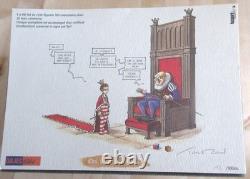 Turf/La nef des Fous/Dessin original publié (Bernard Thierce) planche originale