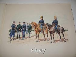 UNIFORMES MILITAIRES 1914-1916 Planches par Charles BRUN AVEC DESSIN ORIGINAL