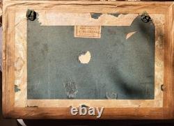 Unique! Planche Composee De 3 Dessins Originaux De Frederic Auguste Cazals