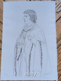 Voyage de Charlemagne à Jérusalem. Ill. MINCET + suite, dessin, litho, planche